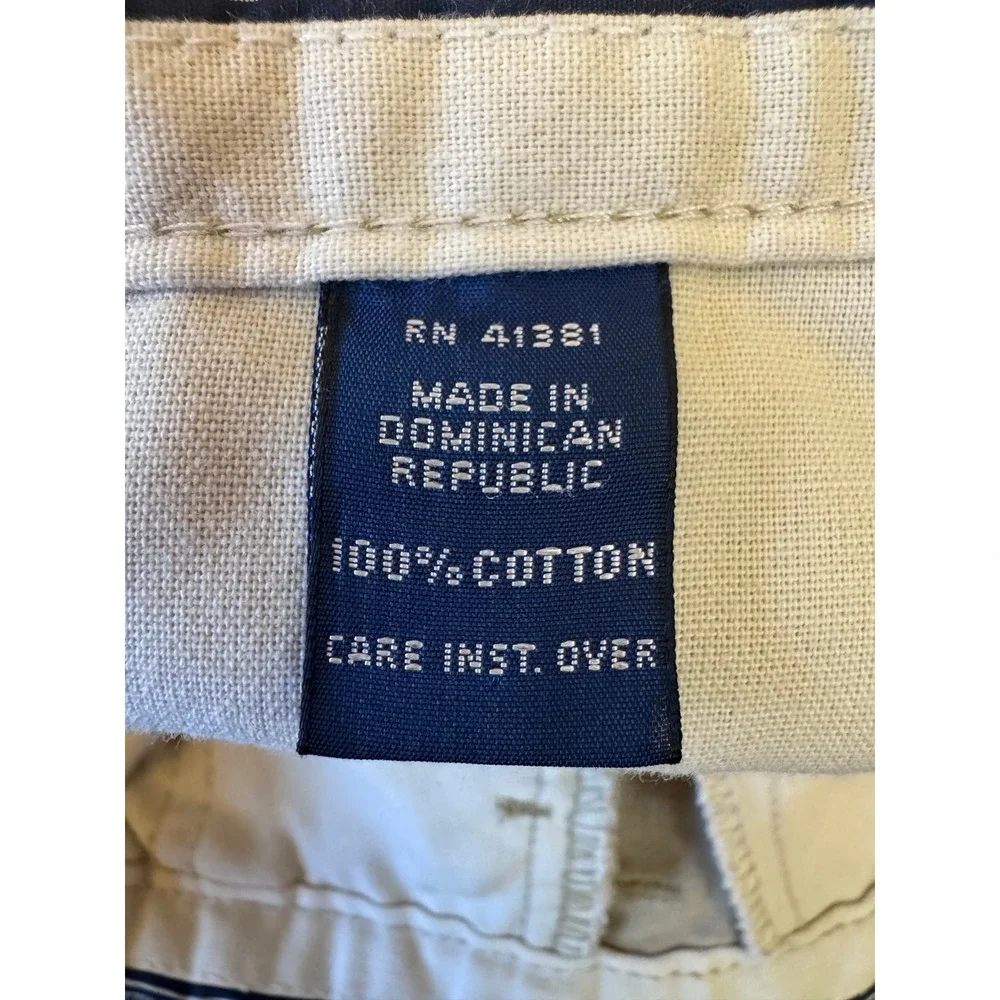 Polo Ralph Lauren Chino Shorts Men's 38‎ Beige Pleated Classic Fit 8